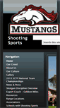 Mobile Screenshot of mustangshootingsports.org